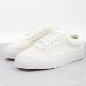 Vans Old Skool Sherpa Turtledove Sneakers Women’s‎ Size 7 Men’s 5.5